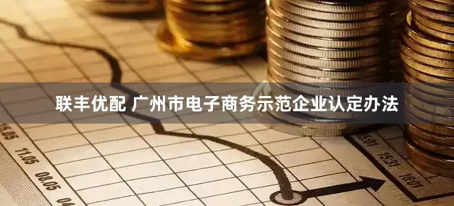 联丰优配 广州市电子商务示范企业认定办法